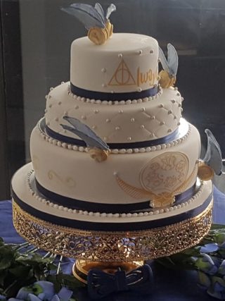 Harry Potter Wedding Cake without Sign