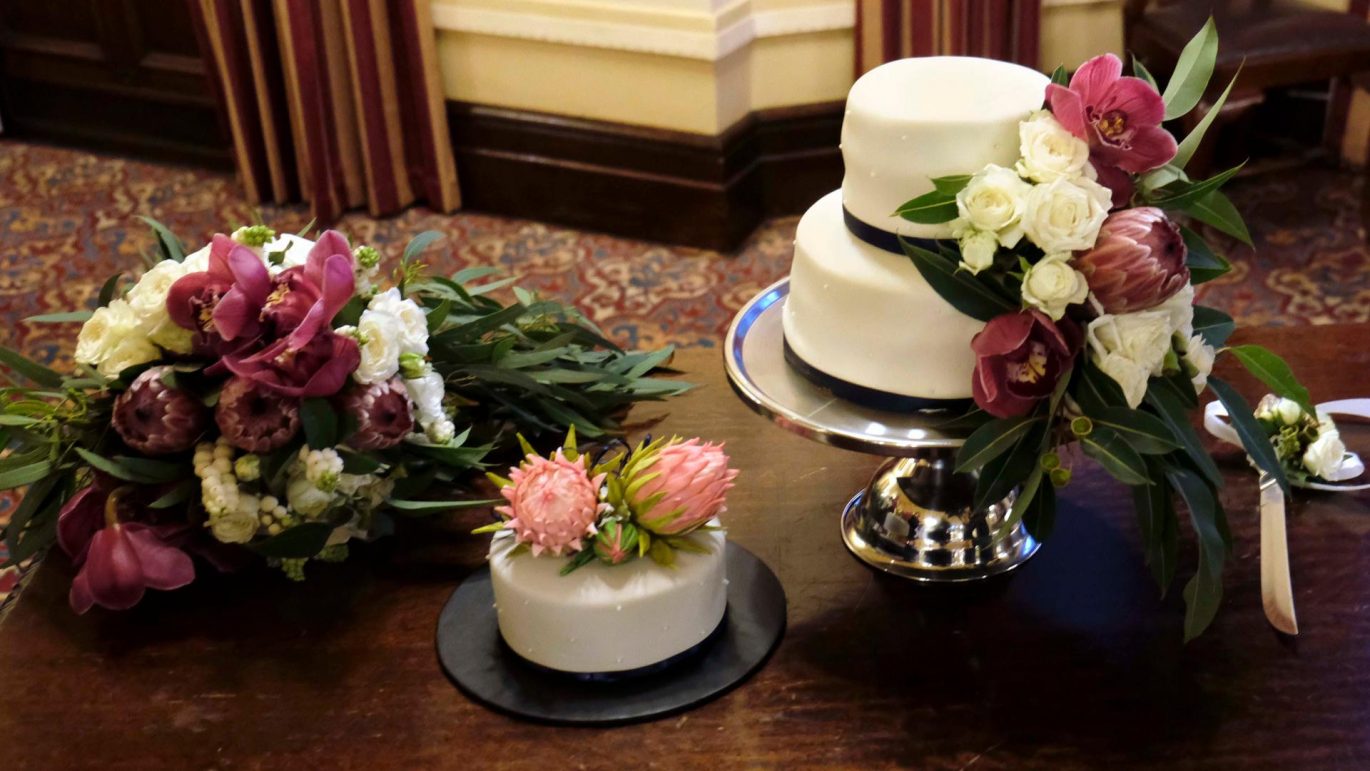 Protea Wedding Cake