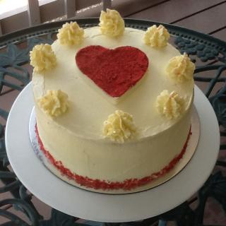 St Valentine cake